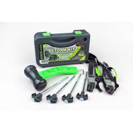 Outdoor Revolution Deluxe Storm Pegs, Straps and Mallet Kit