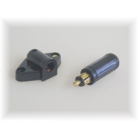Hella Style 12v Single Pole Plug & Surface Mounted Socket