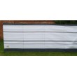 Blue Diamond 7 Pole Windbreak - Grey / White Stripe