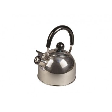 Kampa Polly Stainless Steel 2 Litre Whistle Camping Kettle