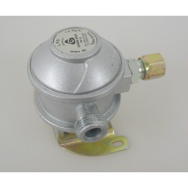 Cavagna Fixed Gas Bulkhead Regulator 90° 8mm