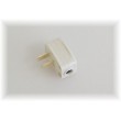 12v 10a Two Parallel Pin Plug - Beige