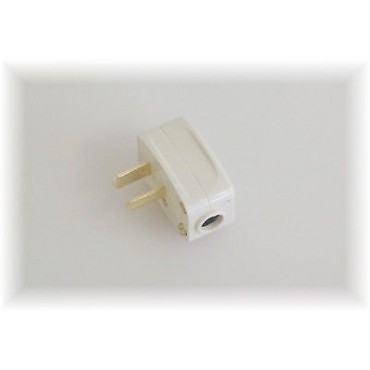 12v 10a Two Parallel Pin Plug - Beige