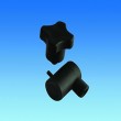 Window Stay Lock Knob & Holder - Black