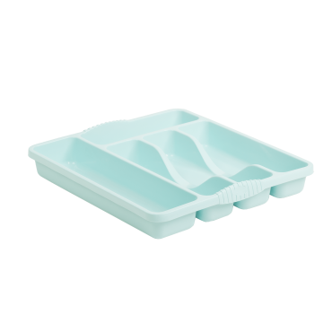 Cutlery Tray in Duck Egg Blue - 5 Compartment