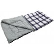 Luxury Soft Touch Blue & Grey Check 60oz Sleeping Bag