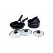 Isabella Nine-Piece Saucepan Set