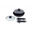 Isabella Nine-Piece Saucepan Set