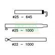 Roof Support Pole 25/22mm 170-250cm