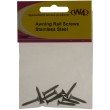 Stainless Steel Awning Rail Screws - Pack Of Ten