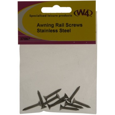 Stainless Steel Awning Rail Screws - Pack Of Ten