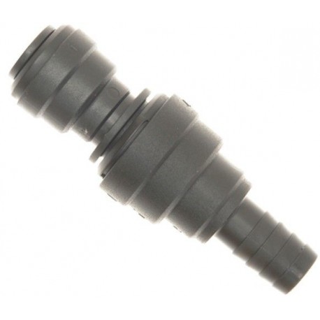 Push-Fit Straight Adaptor 12mm - 1/2" Barb Stem