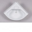 Small Corner Basin In Acrylic - White