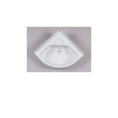 Small Corner Basin In Acrylic - White