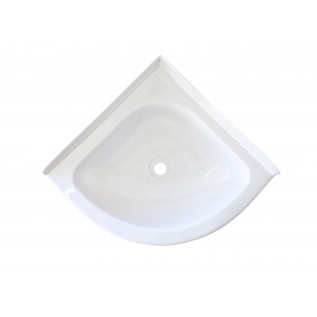 Mini Corner Basin In Acrylic- White