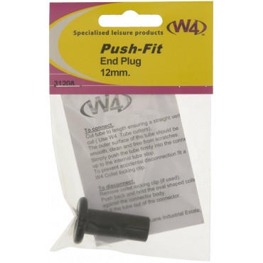 Push-Fit End Plug 12mm