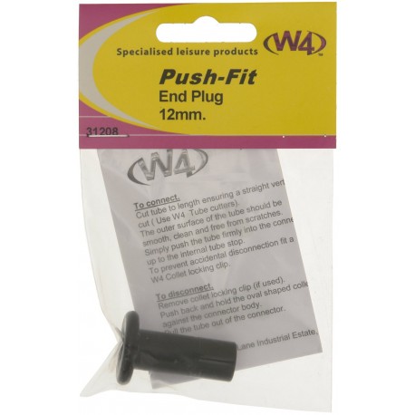 Push-Fit End Plug 12mm