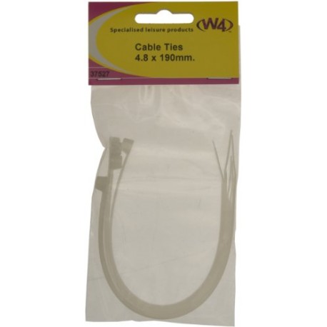 Cable Ties 4.8 x 190mm - Pack Of 5