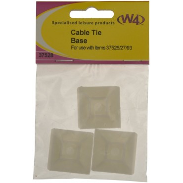 New - Cable Tie Base - Pack Of 3