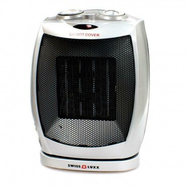 Swiss Lux Ceramic Oscillating Fan Heater 1500W