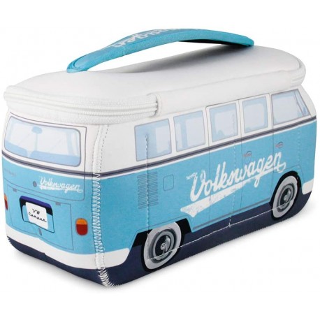 Volkswagen VW T1 Campervan Bus Neoprene Bag - Turquoise- Large