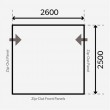 Dometic Rally 260M All Season Caravan and Motorhome Seasonal Pitch Awning