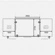 Dometic Club 390S Pro Caravan and Motorhome Touring Awning - 235cm - 265cm