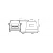 Outdoor Revolution Lightweight Driveaway Awning Outhouse Handi (Mid 210-255)