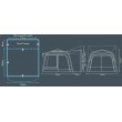 Outdoor Revolution Cayman Air XL Drive Away Motorhome Awning - 240-290cm