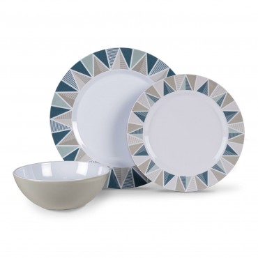 Melamine Dinner Set -  12 piece  - Apex