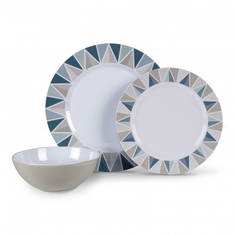 Picnic / Melamine 12 piece Dinner Set - Apex