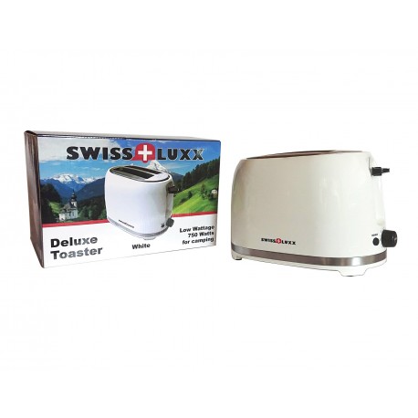 2 Slice Toaster Low Wattage deluxe White
