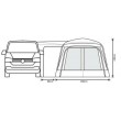 Cayman Poled Motorhome Driveaway Awning (High 255-305 cm)