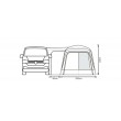 Outdoor Revolution Cayman Midi Air Low Inflatable Campervan Driveaway Awning