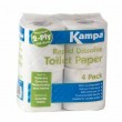 Kampa Rapid Dissolve Toilet Paper 4 Pack