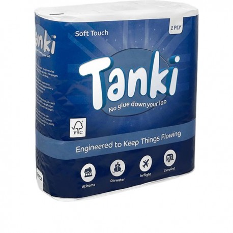 Tanki Plastic Free Toilet Rolls 9 Pack
