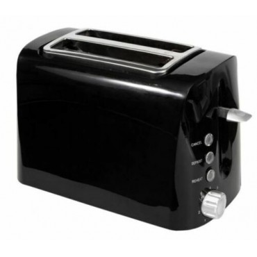 Toast it Low Wattage Cool Wall Black Toaster