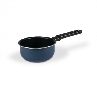 Camping Saucepan With removeable Handle - 14 x 7 cm - Midnight Blue