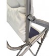 Royal Colonel Chair Blue/Silver