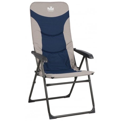 Royal Colonel Chair Blue/Silver