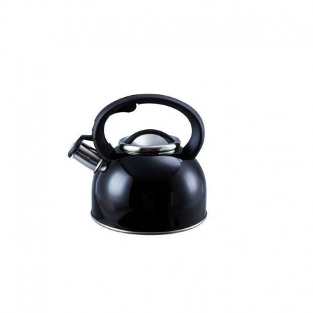 2.5  Whistling Kettle - Large 2.5 Litre Capacity - Black