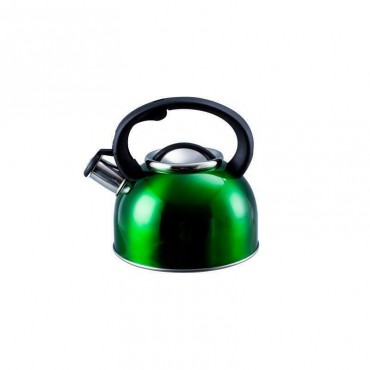 2.5  Whistling Kettle - Large 2.5 Litre Capacity - Green
