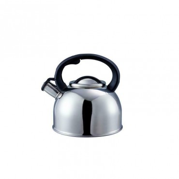 2.5  Whistling Kettle - Large 2.5 Litre Capacity - Silver