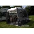 Vango Airhub Hexaway Tall Motorhome Driveaway Awning - Cloud Grey 245 - 295