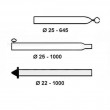 Awning Steel Adjustable Storm Pole with End Clamp