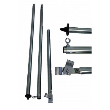 Brand New Adjustable Steel Veranda Pole 25mm Diameter x 170cm-250cm