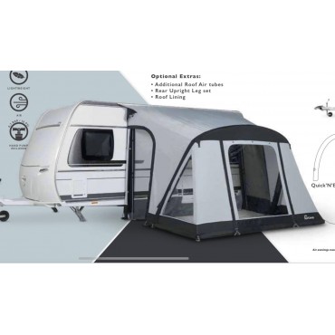 Starcamp Quick 'n Easy 385 Lightweight Inflatable Caravan Porch Awning