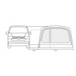 Outdoor Revolution Movelite T4E Air Low Driveaway Awning fits VW