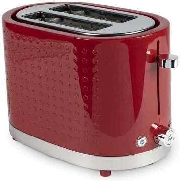 2 Slice Toaster - Ember Red - Kampa Deco