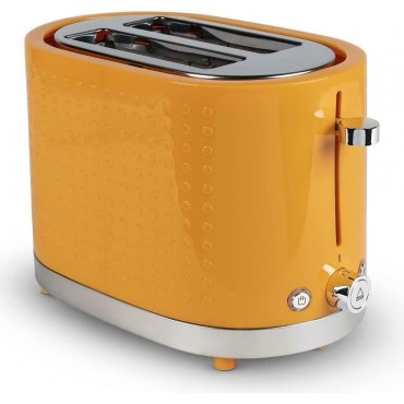 2 Slice Toaster - Sunset Yellow - Kampa Deco